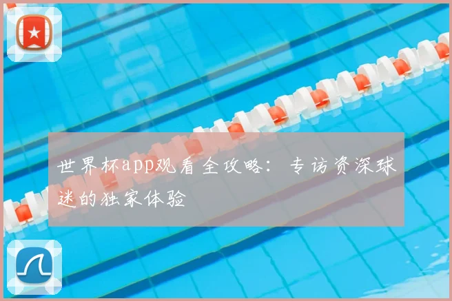 世界杯app观看全攻略：专访资深球迷的独家体验